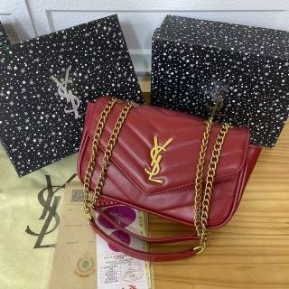 حقيبة YSL مع علبة قاعدة 24سم