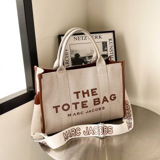 حقيبة the tote bag حجم كبير قاعدة 40سم مع ستراب طويل